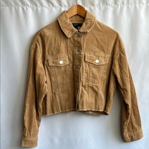Forever 21 Tan Utility Jacket with Durable Design